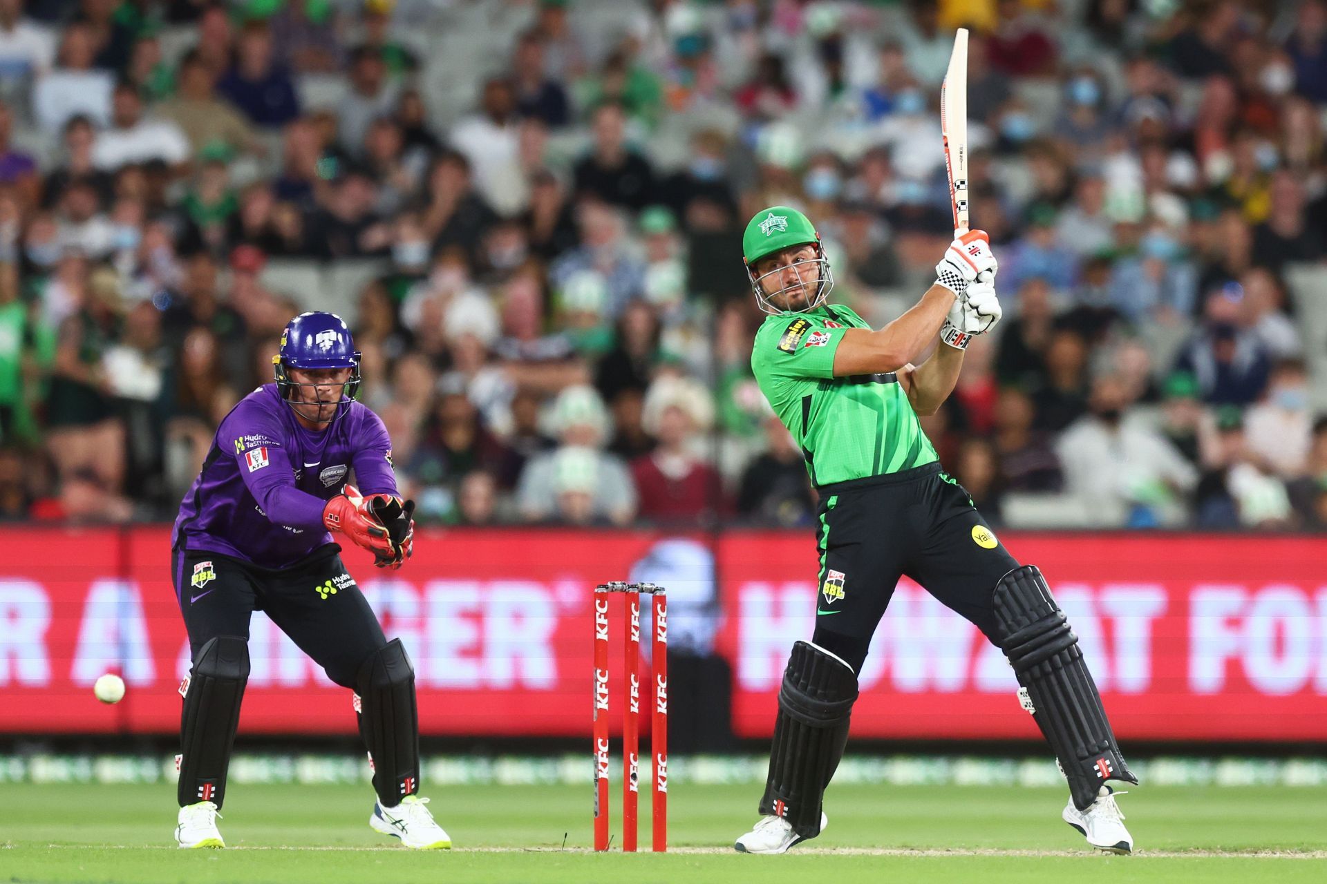 Marcus Stoinis bats during the BBL. Pic: Getty Images