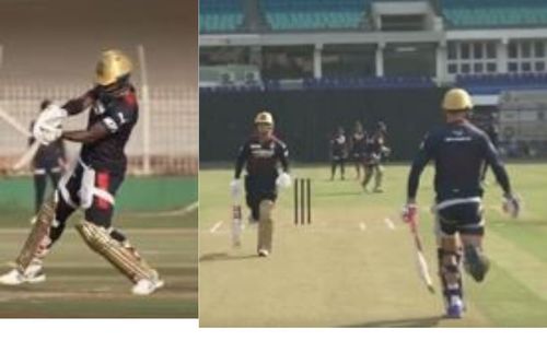 Three match scenarios were simulated in RCB's recent training session (PC: RCB Twitter)