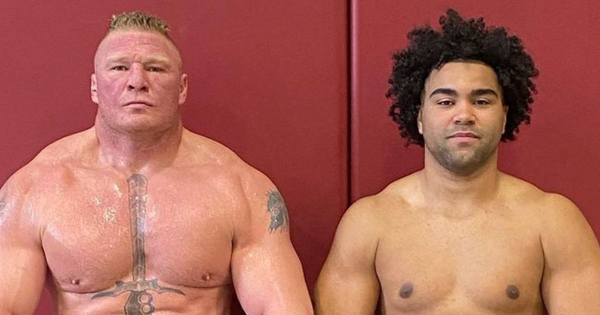 Brock Lesnar and Gable Steveson.