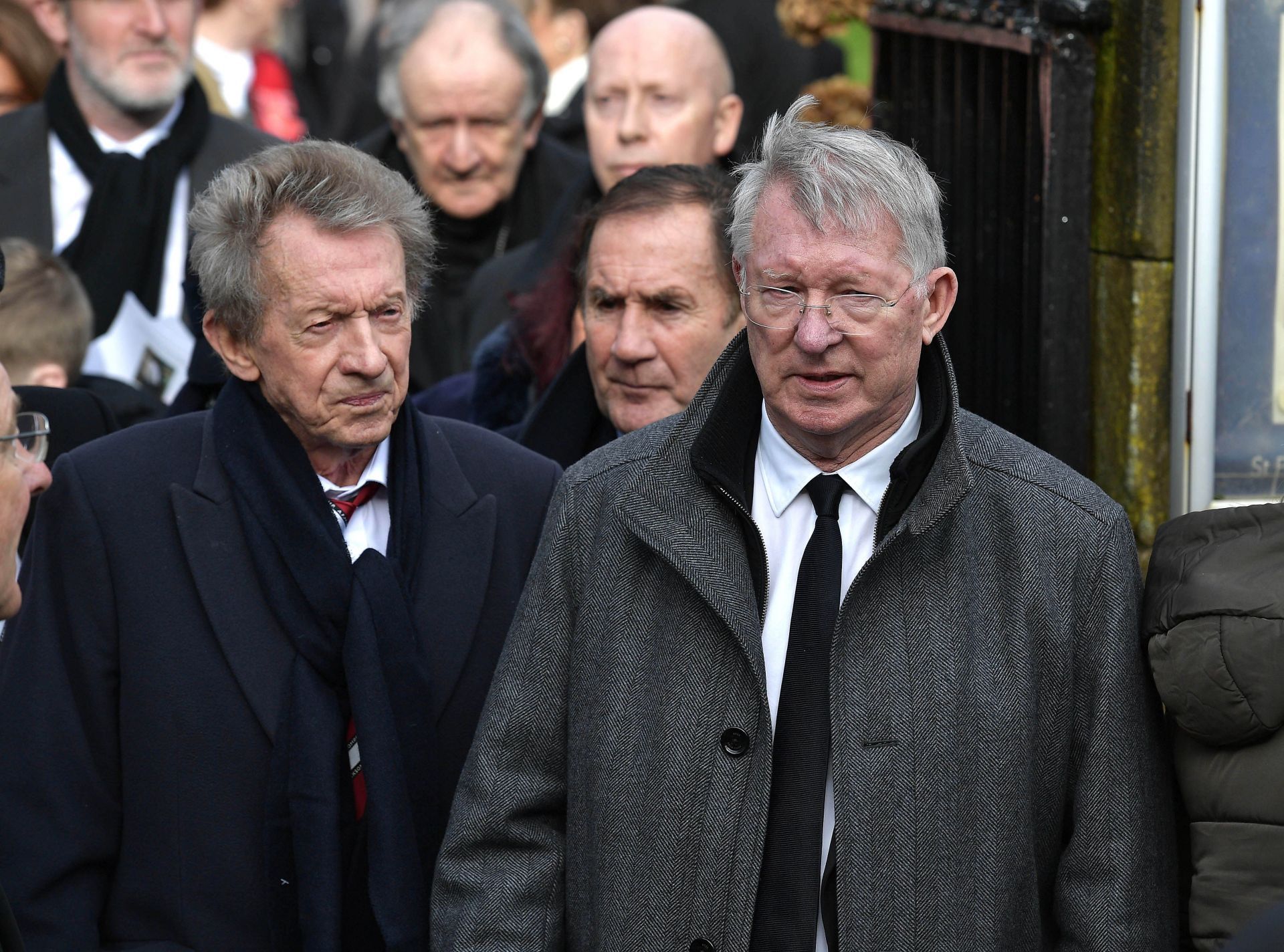 Denis Law with the legendary Sir Alex Ferguson