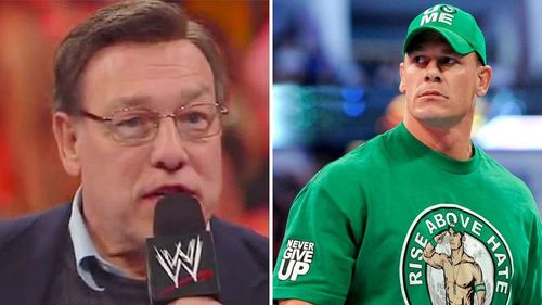 John Cena Sr. (left); Cena (right)