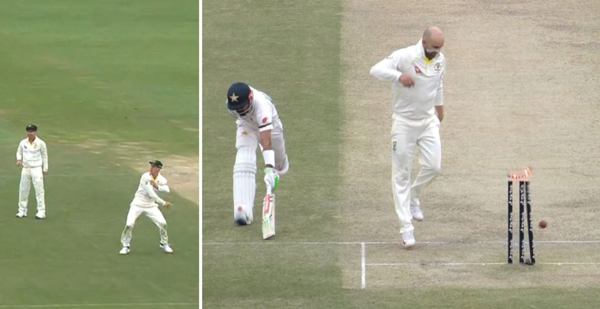 Marnus Labuschagne got Australia a reprieve on a tiring day (Credit: Pakistan Cricket/Twitter)