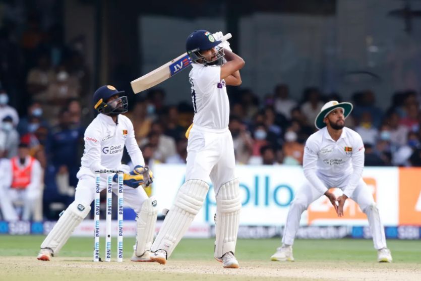 Shreyas Iyer took full advantage of the poor deliveries bowled by the Sri Lankan spinners [P/C: BCCI]