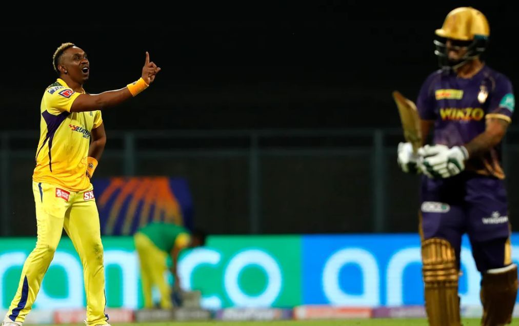 Dwayne Bravo picked up three wickets against KKR