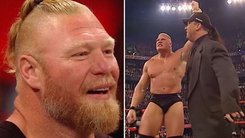 It's been 20 years since Brock Lesnar debuted on RAW.