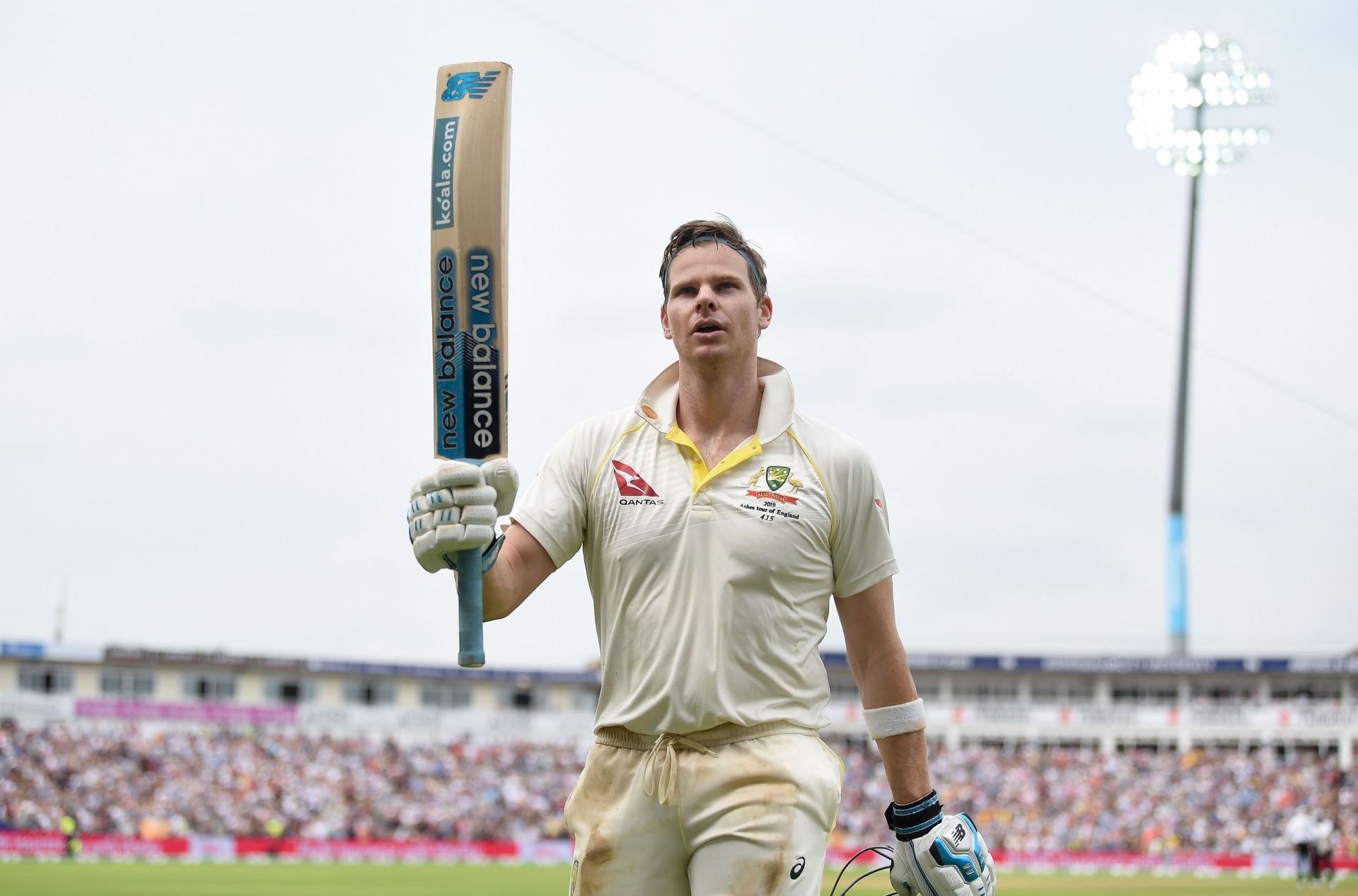 A test in century during the 2019 Ashes in England