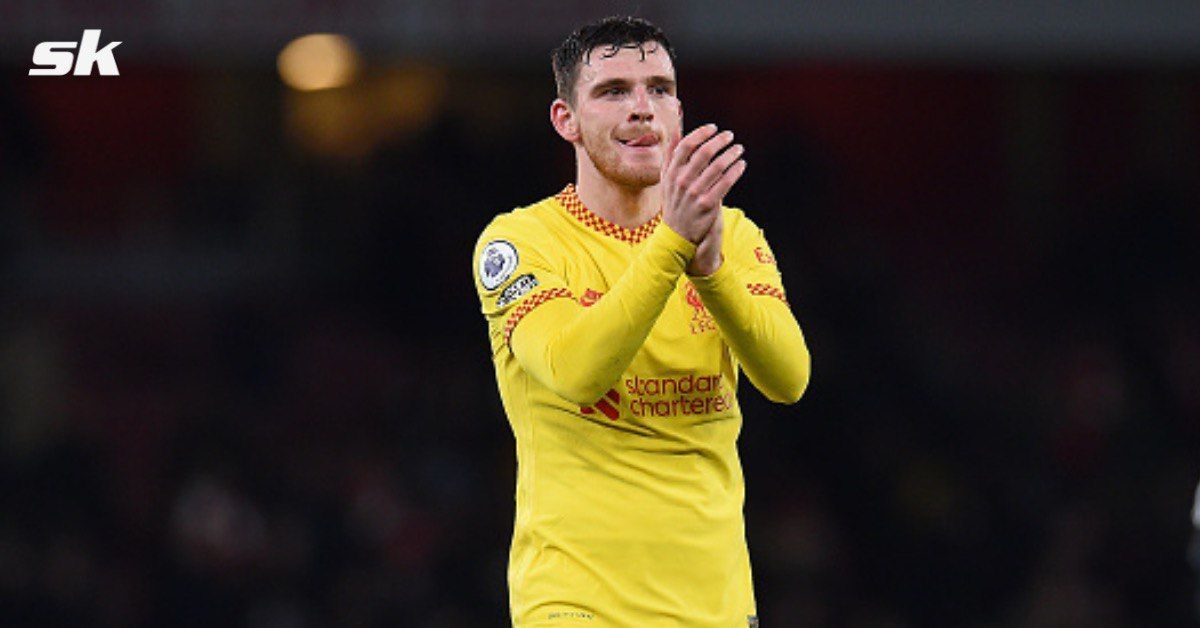 Liverpool full-back Andrew Robertson hails Arsenal wingers.