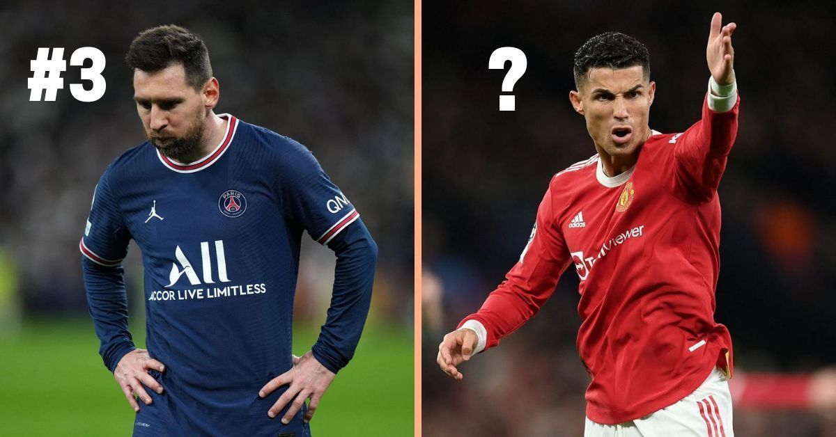 PSG&#039;s Lionel Messi and Manchester United&#039;s Cristiano Ronaldo