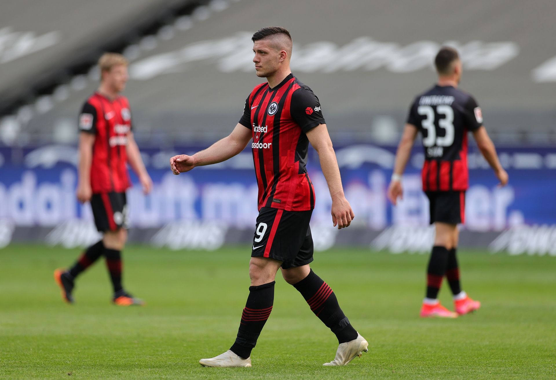 Luka Jovic has endured a troublesome time at the Santiago Bernabeu.