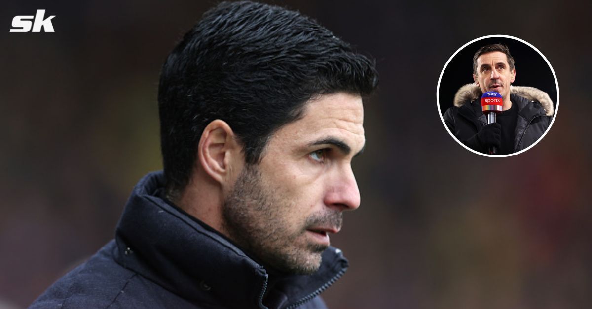 Neville believes Arteta could leave Arsenal.