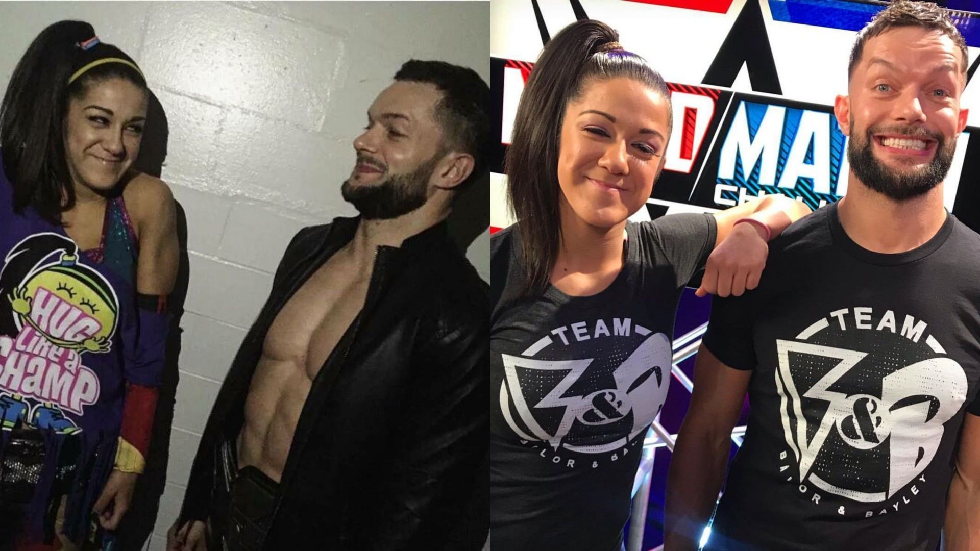 WWE Superstars Bayley and Finn Balor