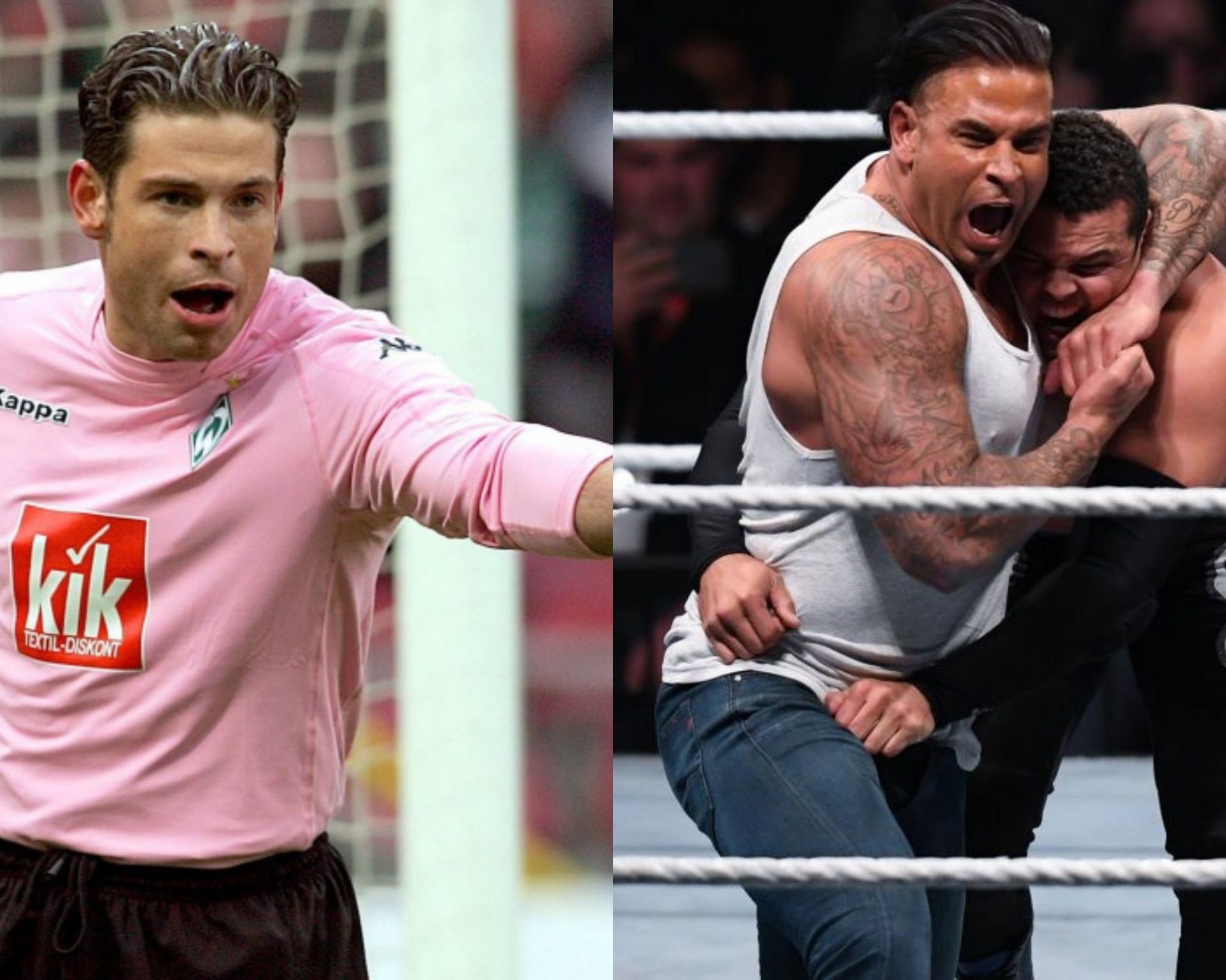 Tim Wiese played as a goalkeeper before joining WWE