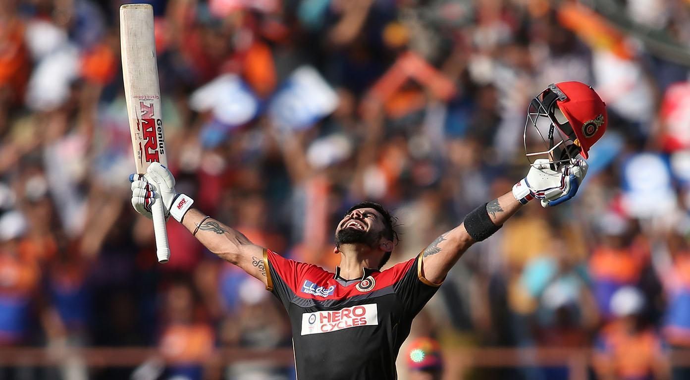 Virat Kohli&#039;s first century was against the Gujarat Lions in IPL 2016