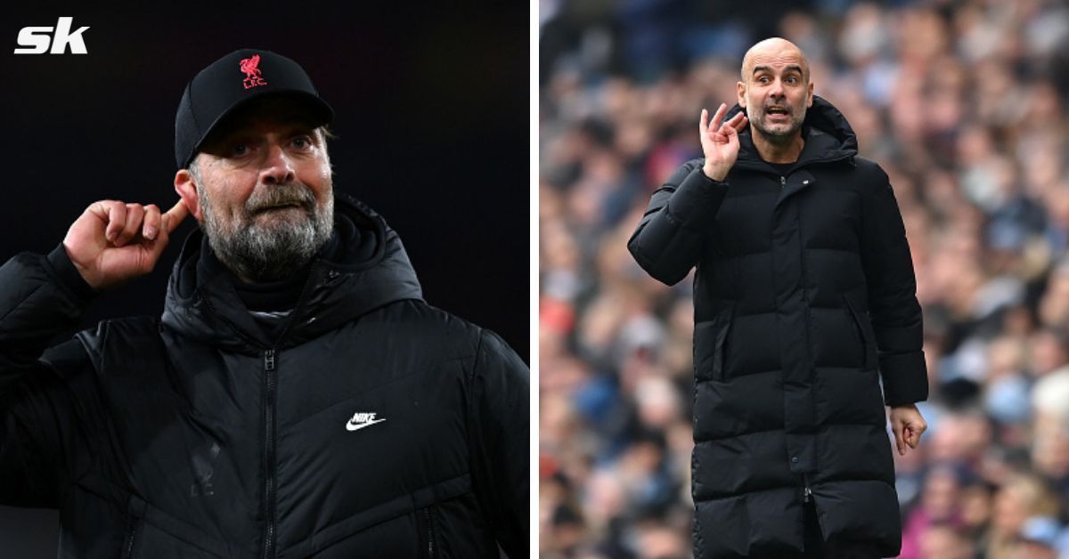 Jurgen Klopp and Pep Guardiola