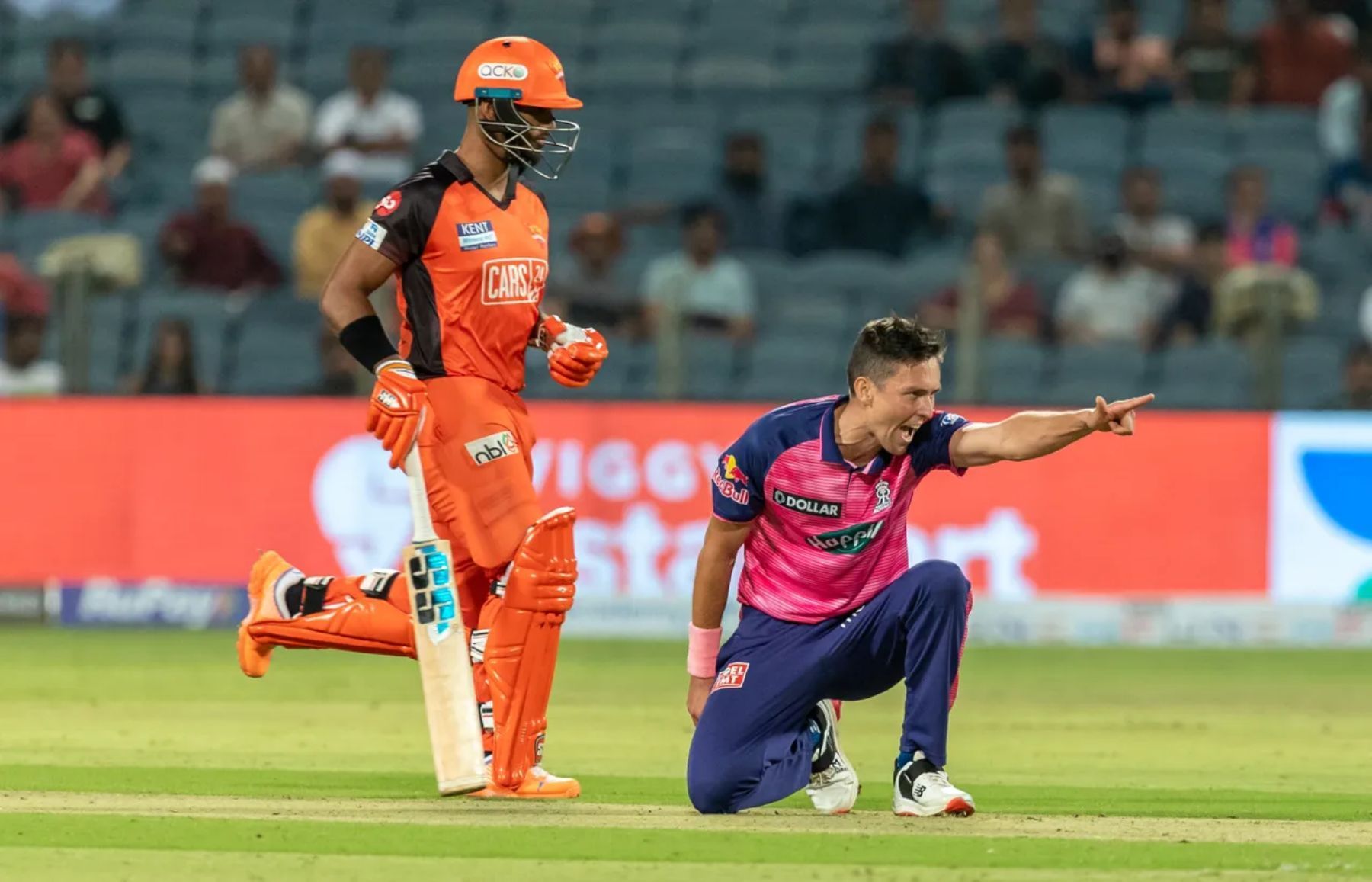 Rajasthan Royals hammered Sunrisers Hyderabad in match 5 of IPL 2022. Pic: IPLT20.COM