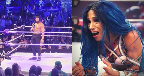 Roman Reigns and Sasha Banks competed at the live event.