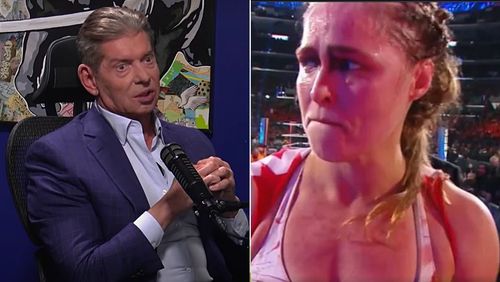 Vince McMahon/Former RAW Women's Champion Ronda Rousey