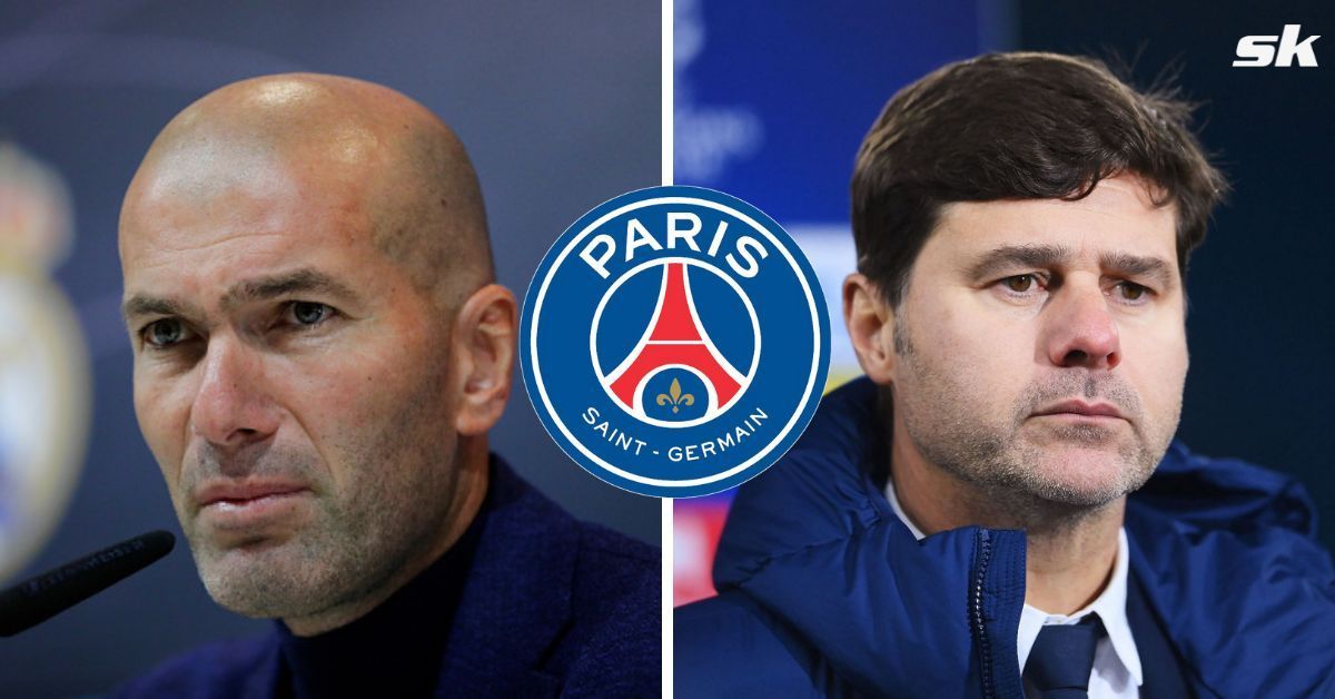 Zinedine Zidane is being tipped to take over from Mauricio Pochettino at the Parc des Princes this summer. 