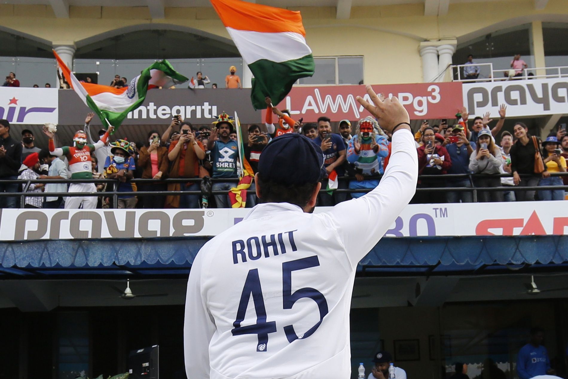 Rohit Sharma led Team India to a massive win in his first Test as skipper [P/C: BCCI]