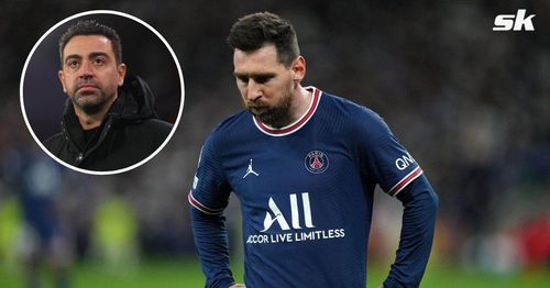 Xavi admits he has not talked to his former teammate following PSG's crushing Champions League exit