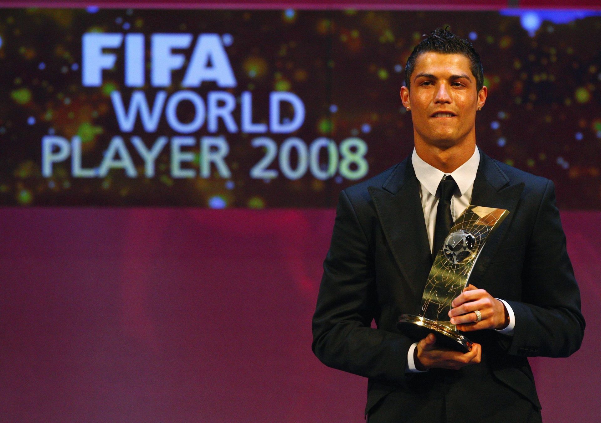 Cristiano Ronaldo won his first Ballon d'Or award in 2008.