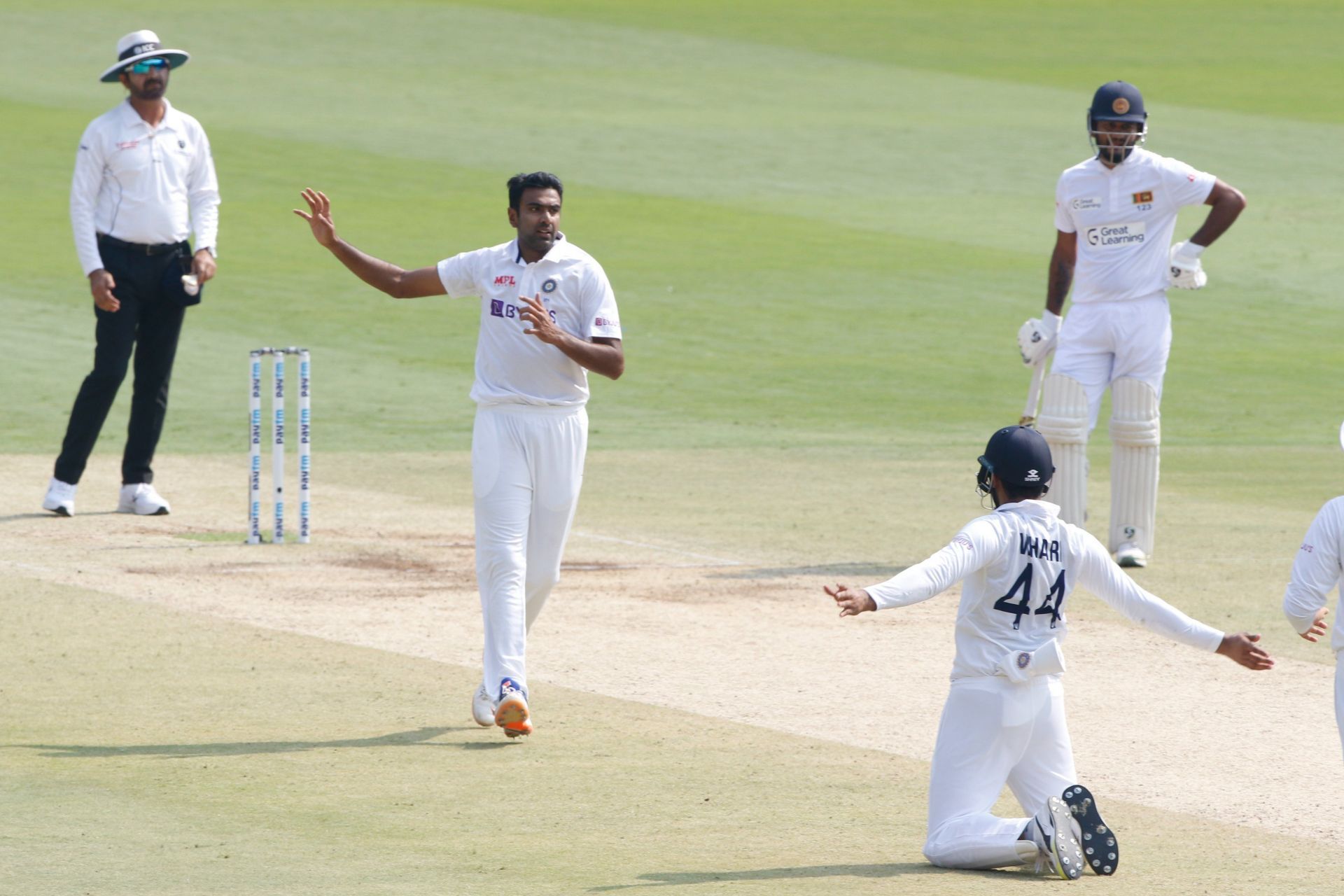 R Ashwin went past Dale Steyn's Test wickets tally