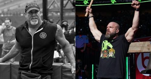 WWE Hall of Famers Goldberg and Triple H