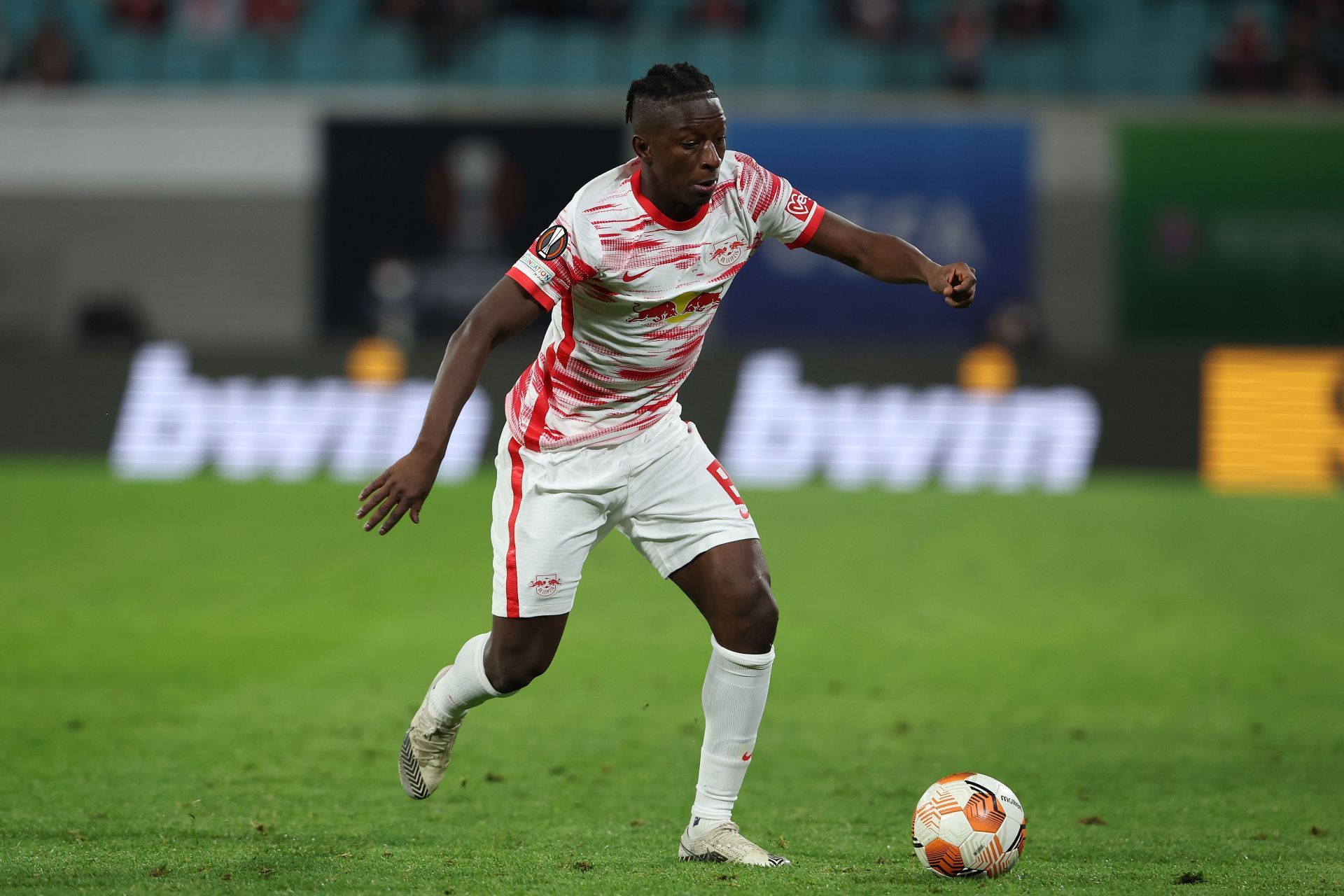 Amadou Haidara in action for RB Leipzig.