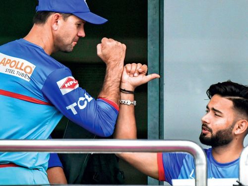 Delhi Capitals captain Rishabh Pant and head coach Ricky Ponting [Image- IPLT20]