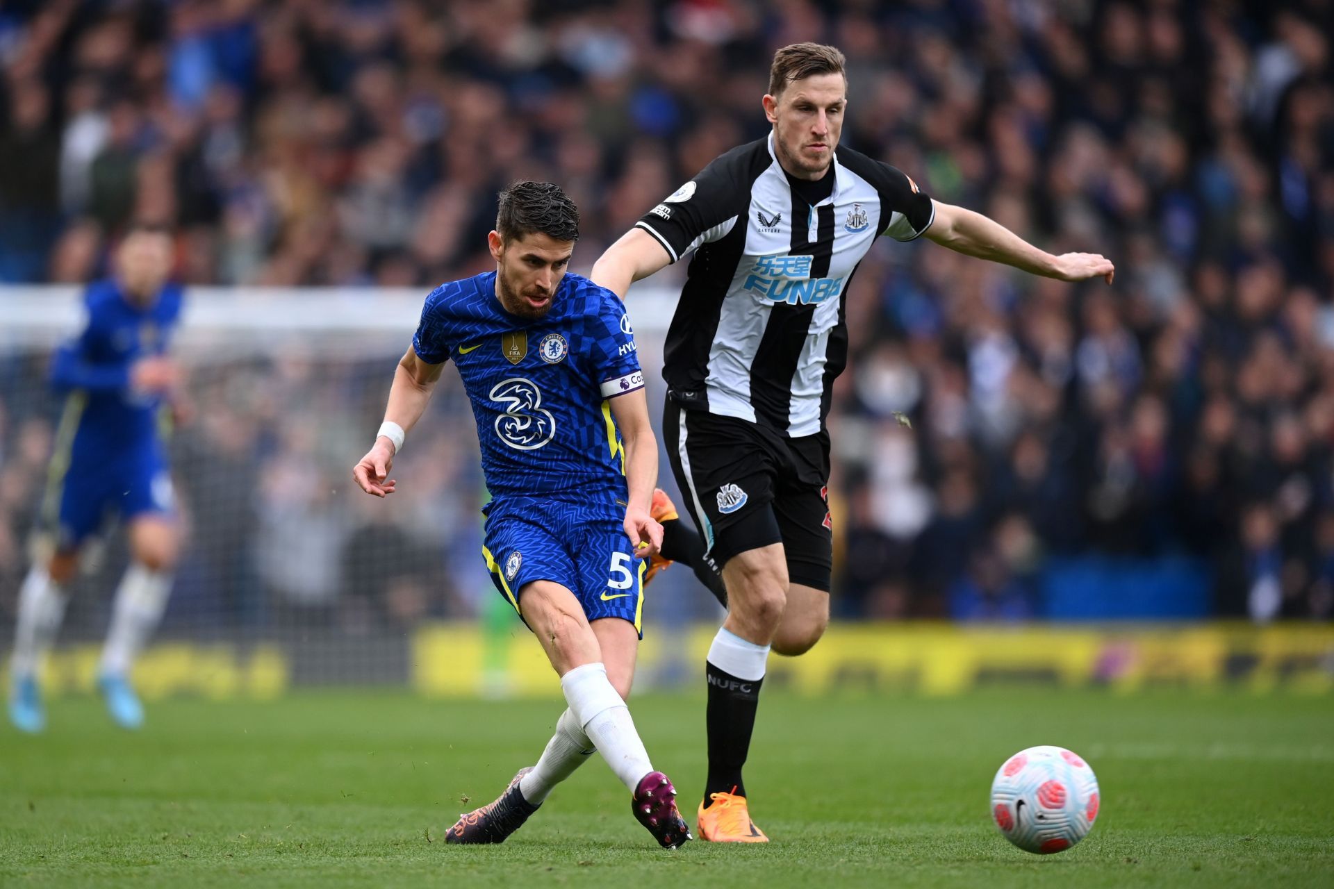 Jorginho (left) is likely to leave Stamford Bridge this summer.