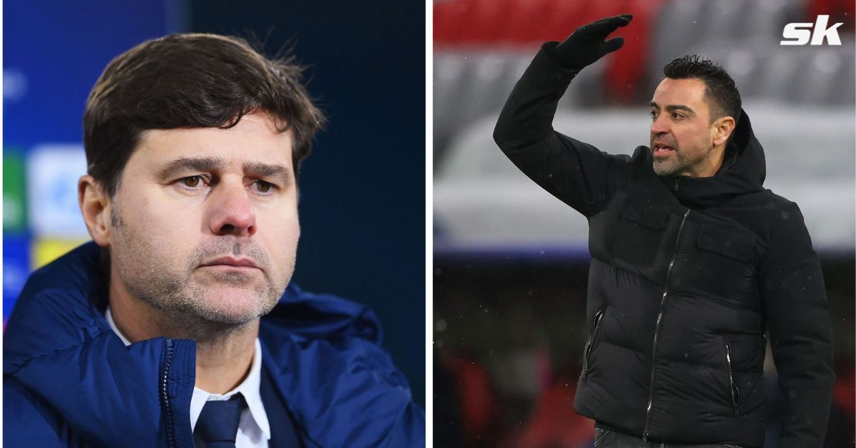 Mauricio Pochettino (L) is aiming to bring in a World Cup-winning winger.