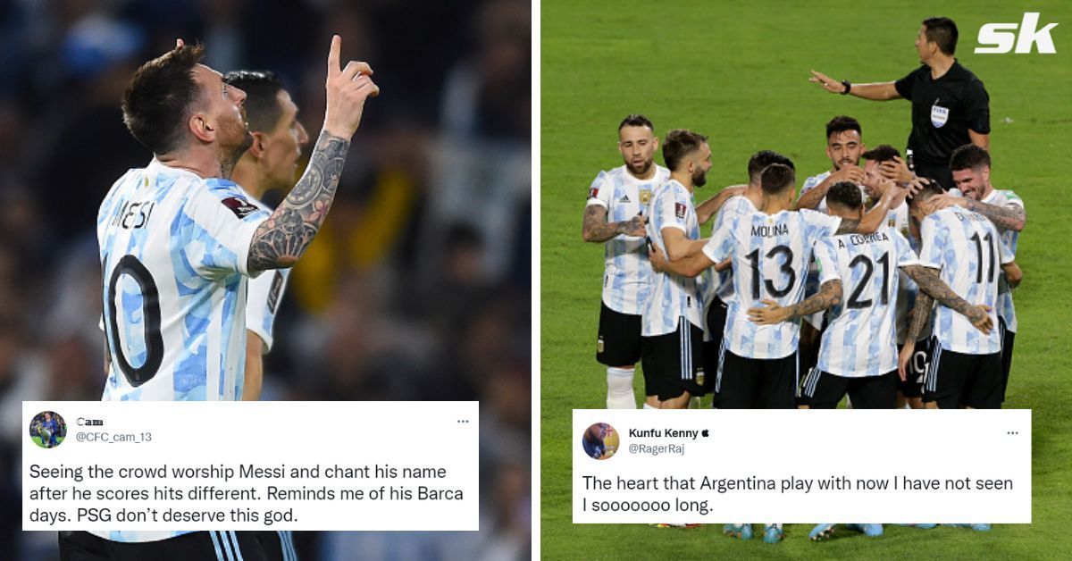 Lionel Messi stole the show as Argentina scored three against Venezuela