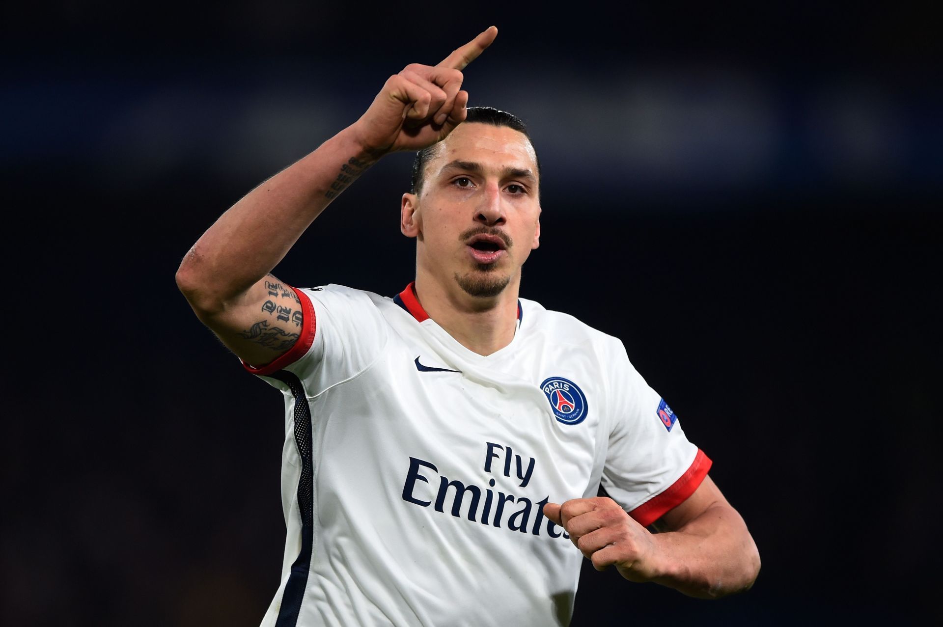 Ibrahimovic in PSG&#039;s colors