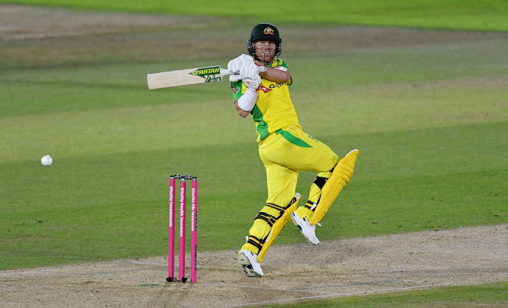 David Warner during the T20 World Cup. Pic: Getty Images