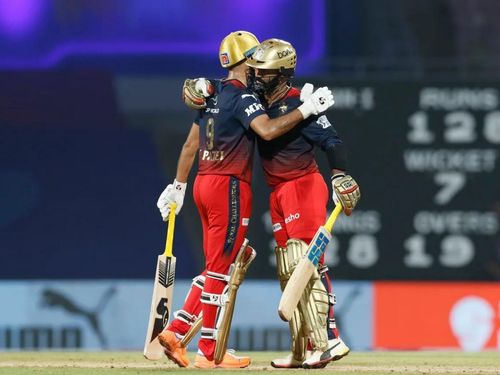 Dinesh Karthik and Harshal Patel saw Bangalore across the finish line