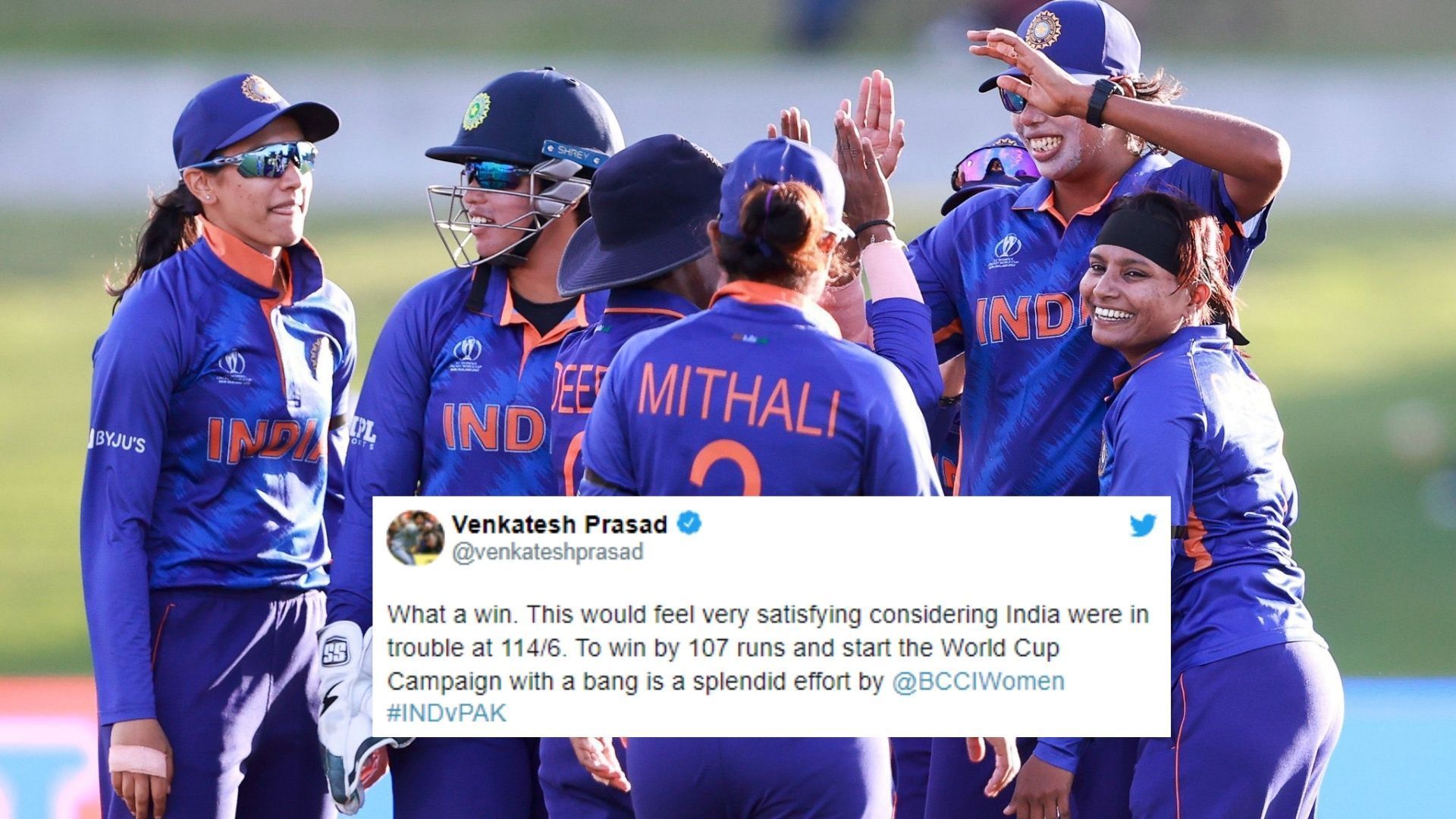 The Indian Women&#039;s team passed a true litmus test against Pakistan in their 2022 World Cup opener