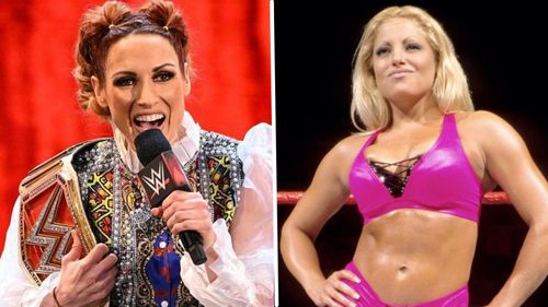 Becky Lynch warns Trish Stratus on Twitter