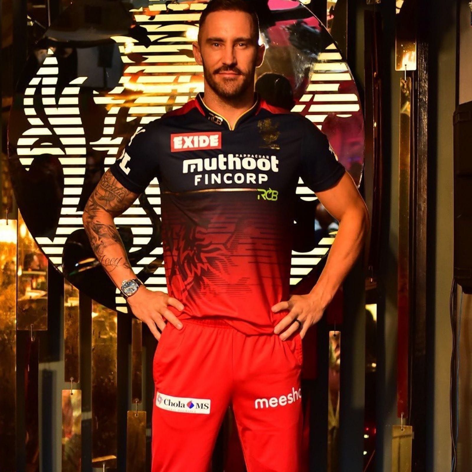 Faf du Plessis is set to lead the RCB