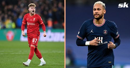 Liverpool's Harvey Elliott has opened up on his admiration for PSG star Neymar