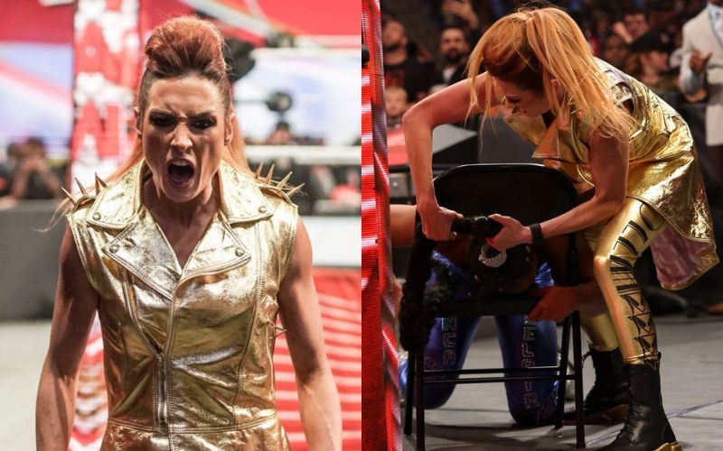 Becky Lynch mercilessly attacked Bianca Belair on RAW this week