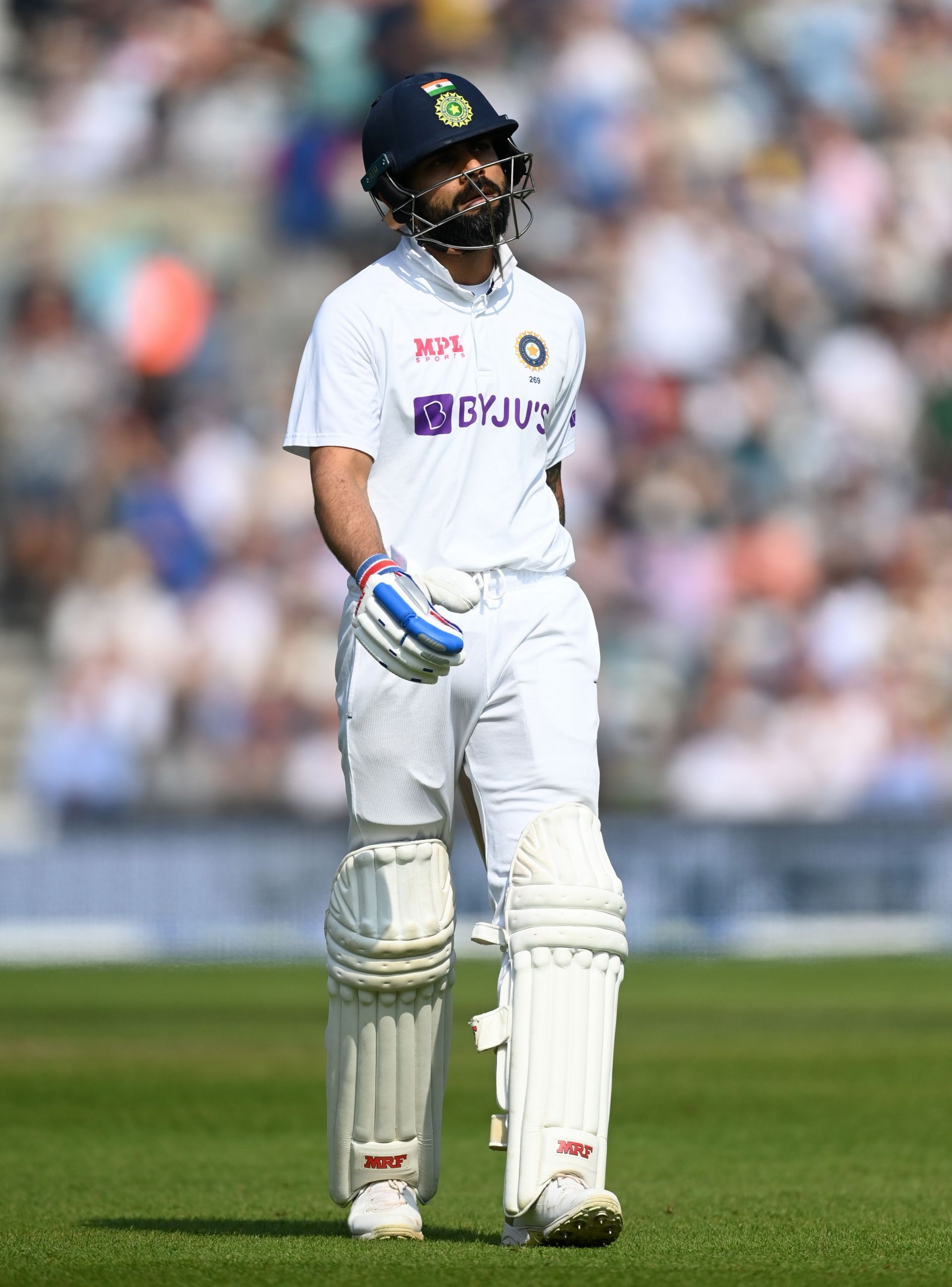 Virat Kohli played his 100th Test against Sri Lanka, scoring 45 (Getty Images)
