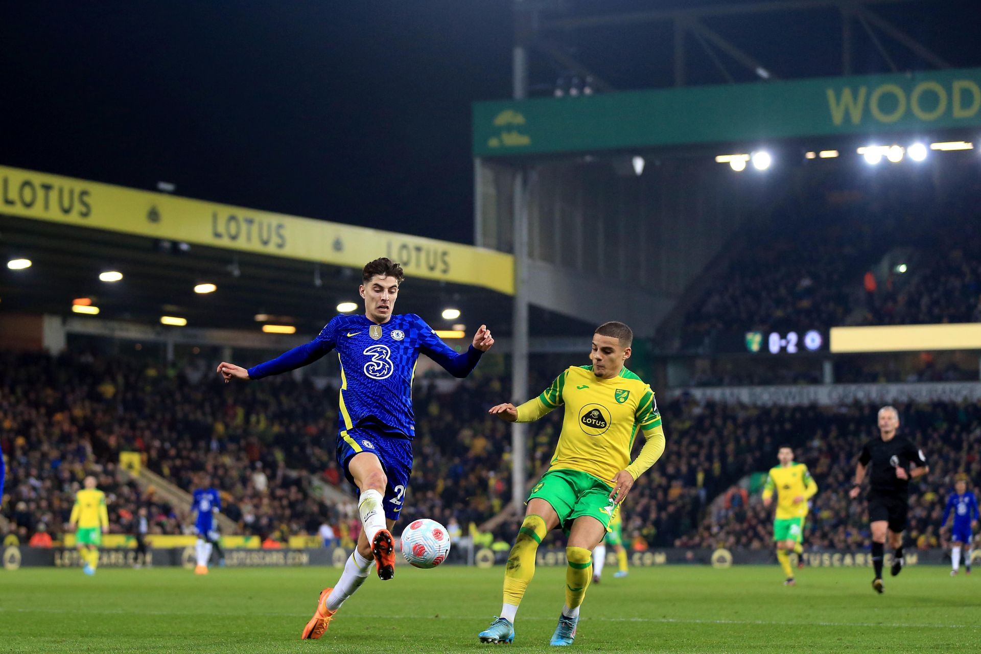 Havertz in action in the Premier League