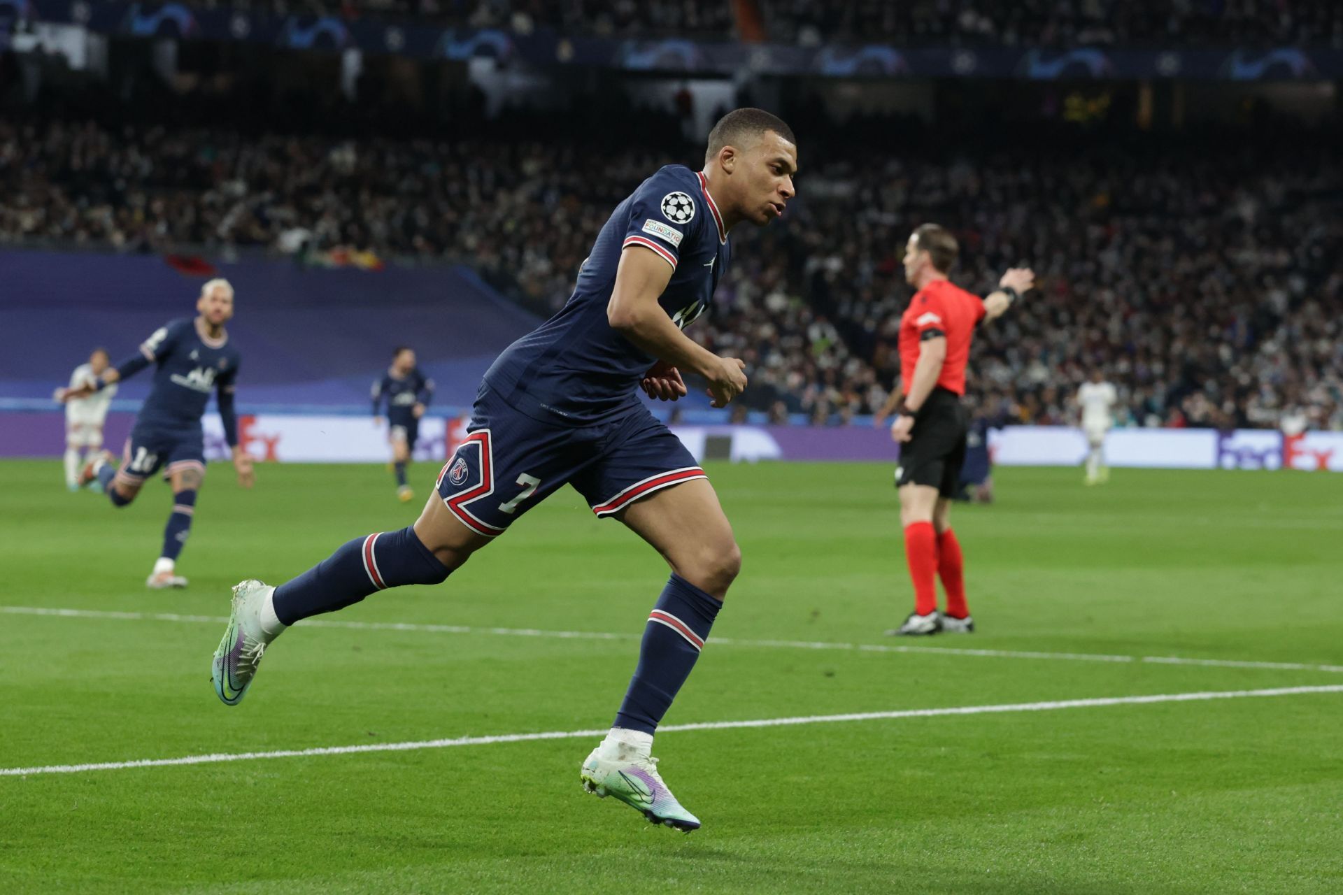 Kylian Mbappe failed to find the back of the net on Sunday.