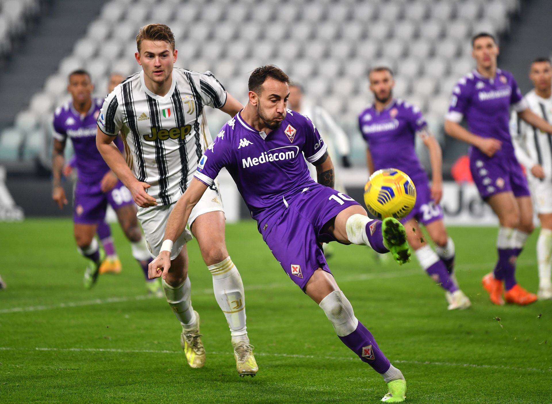 Fiorentina host Juventus in their Coppa Italia semi-final fixture on Wednesday