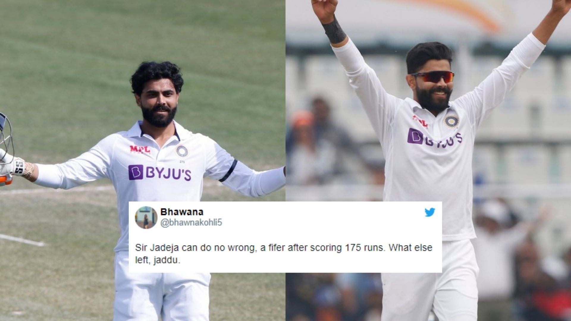 After scoring 175* with the bat, Ravindra Jadeja ran through Sri Lankan batting with figures of 5/41