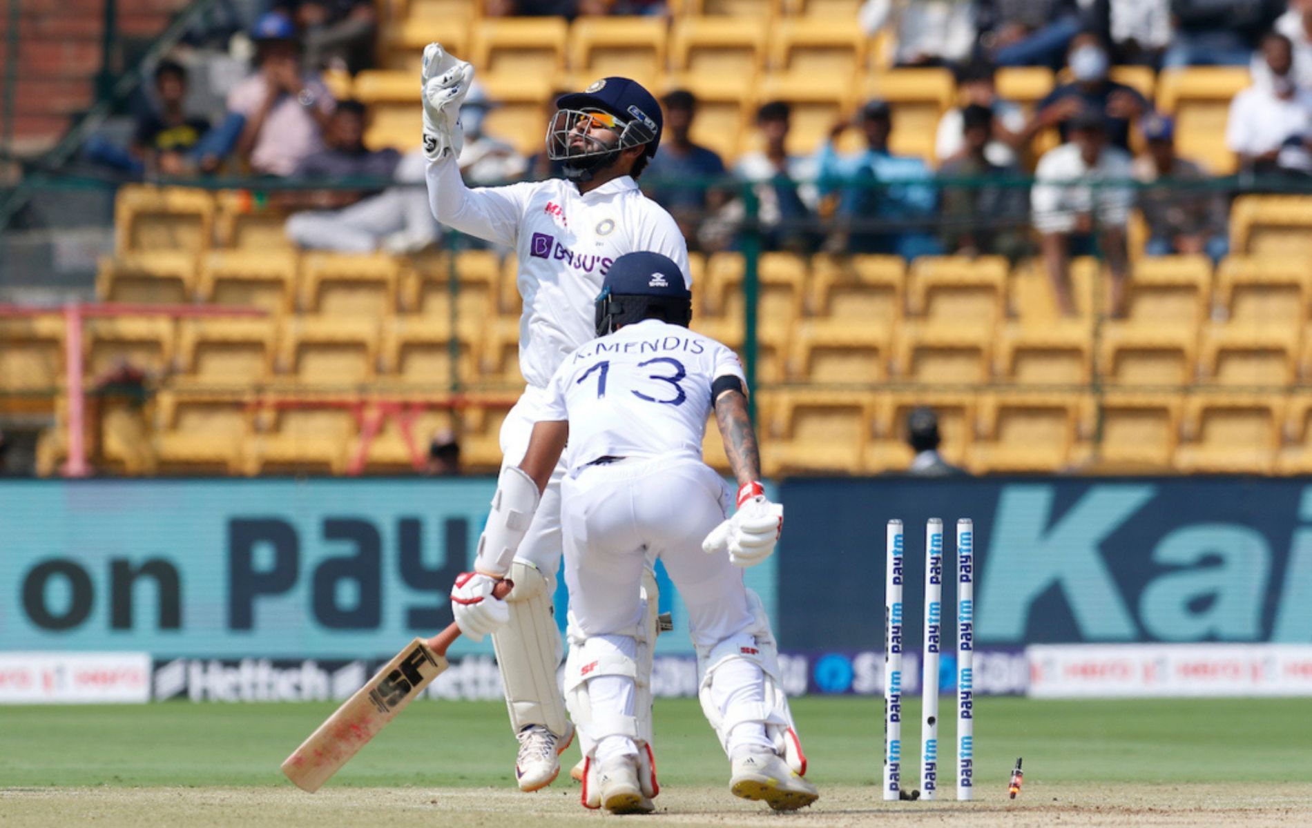 India vs Sri Lanka pink-ball Test. (Image source: BCCI/Twitter)