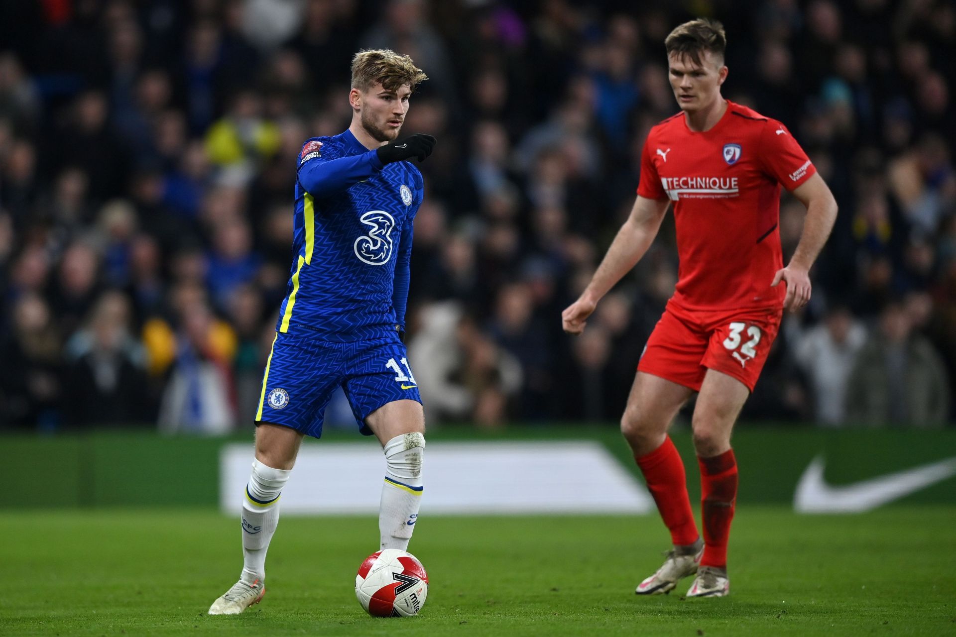 Timo Werner (left) could be on his way out of Chelsea.