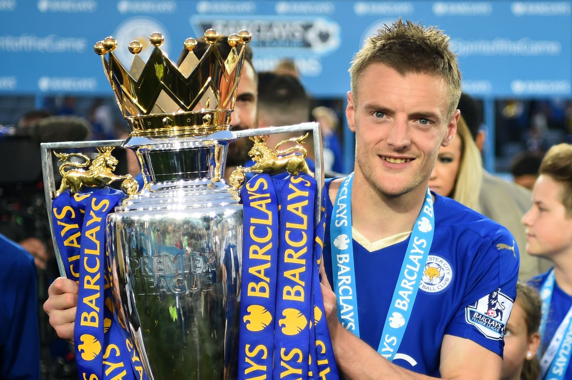 Vardy was key in Leicester's brilliant 2015-16 season