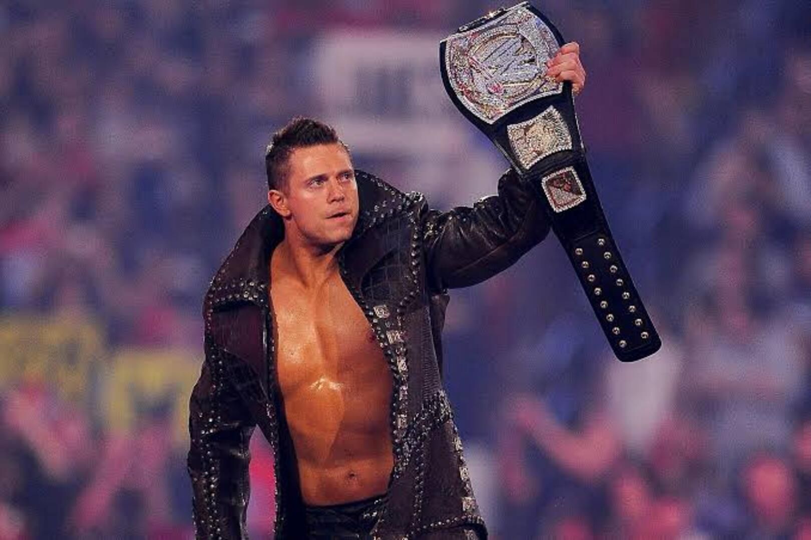 The Miz with WWE Championship.