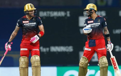 The Virat Kohli-Faf du Plessis combo delivered with the bat in RCB's opening game